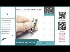 Boquilla de inyector de combustible G3S17 para inyector 259050-0610 RE543352 RE543605 con acero de alta velocidad