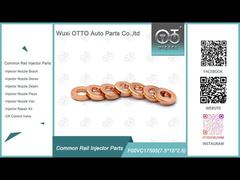 Arandela de cobre para inyector Common Rail F00vc17505 (F 00V C17 505) Cuña de cobre F00V C17 505 (7.1*15*2.5)