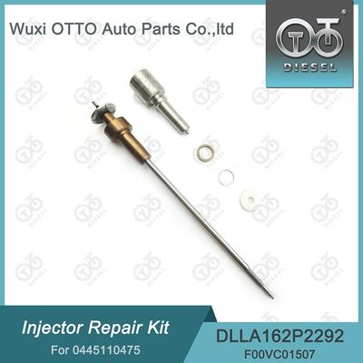 Kit de reparación del inyector para inyectores 0445110475 Con boquilla DLLA162P2292 y válvula F00VC01507