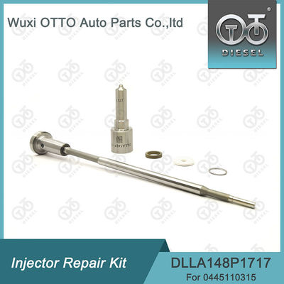 0445110315 Kit de reparación de inyector Con boquilla DLLA148P1717 y válvula de control F00VC01329.