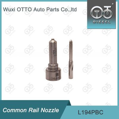 Tobera Delphi Common Rail de Acero Rápido L194PBC para BEBE4D24003 con Acabado Plateado