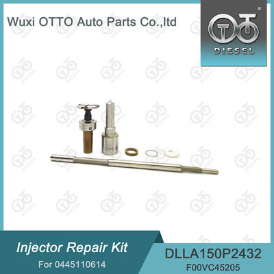 Kit de reparación de inyectores 0445110614 Incluye boquilla DLLA150P2432 y válvula F00VC01200 para piezas FIAT