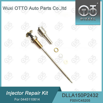 Kit de reparación de inyectores 0445110614 Incluye boquilla DLLA150P2432 y válvula F00VC01200 para piezas FIAT