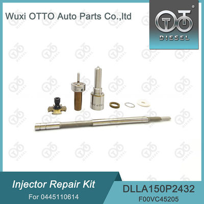 Kit de reparación de inyectores 0445110614 Incluye boquilla DLLA150P2432 y válvula F00VC01200 para piezas FIAT