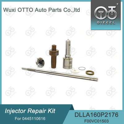 Kit de reparación de inyector Common Rail 0445110616, piezas de repuesto para kit de reacondicionamiento de inyector de combustible diésel
