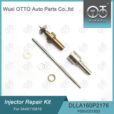 Kit de reparación de inyector Bosch 0445110616 con boquilla DLLA162P2176