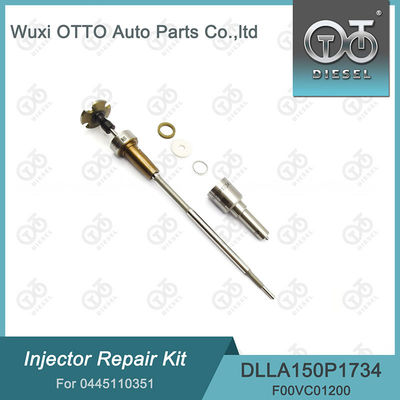 Kit de reparación de inyectores de diesel para inyectores 0445110351 con boquilla DLLA150P1734