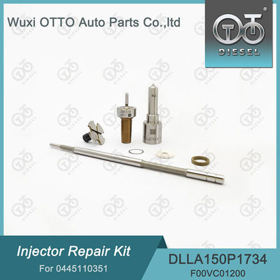Kit de reparación de inyectores de diesel para inyectores 0445110351 con boquilla DLLA150P1734