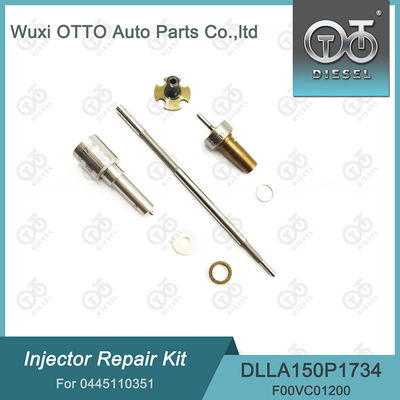 Kit de reparación de inyectores de diesel para inyectores 0445110351 con boquilla DLLA150P1734