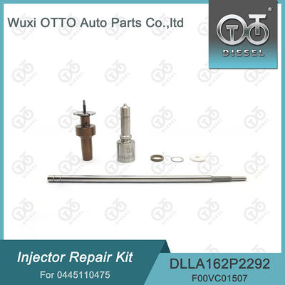 Kit de reparación del inyector para inyectores 0445110475 Con boquilla DLLA162P2292 y válvula F00VC01507