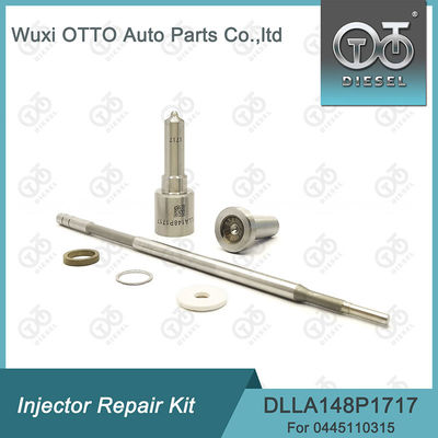 0445110315 Kit de reparación de inyector Con boquilla DLLA148P1717 y válvula de control F00VC01329.