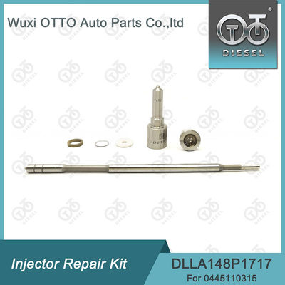 0445110315 Kit de reparación de inyector Con boquilla DLLA148P1717 y válvula de control F00VC01329.