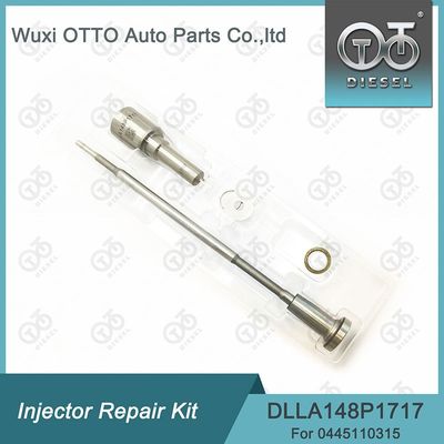 0445110315 Kit de reparación de inyector Con boquilla DLLA148P1717 y válvula de control F00VC01329.