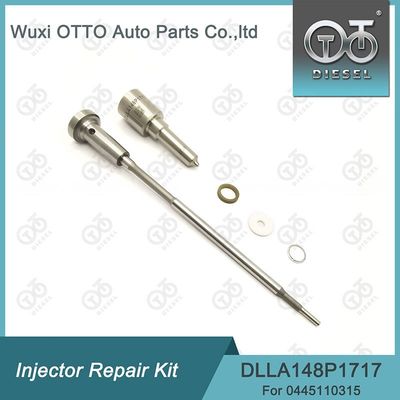 0445110315 Kit de reparación de inyector Con boquilla DLLA148P1717 y válvula de control F00VC01329.