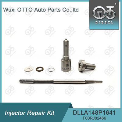 Kit de reparación de inyectores para inyectores 0445120100 / 154 / 275 0986435528 / 582 con boquilla DLLA148P1641 y válvula F00RJ02466