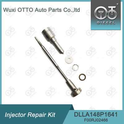 Kit de reparación de inyectores para inyectores 0445120100 / 154 / 275 0986435528 / 582 con boquilla DLLA148P1641 y válvula F00RJ02466