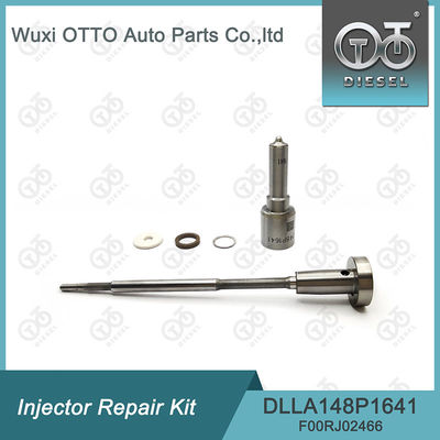 Kit de reparación de inyectores para inyectores 0445120100 / 154 / 275 0986435528 / 582 con boquilla DLLA148P1641 y válvula F00RJ02466