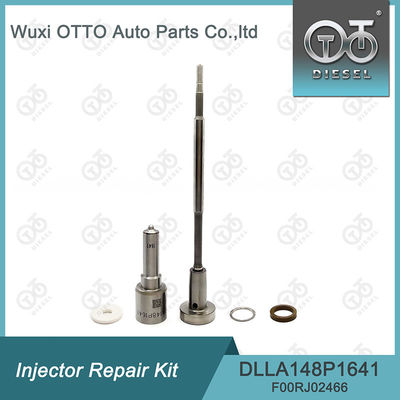 Kit de reparación de inyectores para inyectores 0445120100 / 154 / 275 0986435528 / 582 con boquilla DLLA148P1641 y válvula F00RJ02466