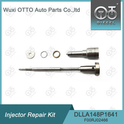 Kit de reparación de inyectores para inyectores 0445120100 / 154 / 275 0986435528 / 582 con boquilla DLLA148P1641 y válvula F00RJ02466