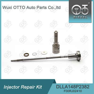 Kit de reparación del inyector para inyectores 0445120354 con boquilla DLLA148P2382 y válvula F00RJ02410