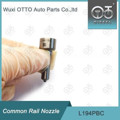 Tobera Delphi Common Rail de Acero Rápido L194PBC para BEBE4D24003 con Acabado Plateado