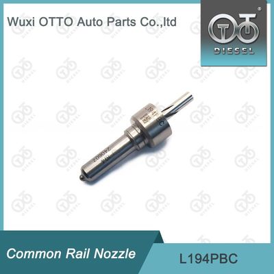 Tobera Delphi Common Rail de Acero Rápido L194PBC para BEBE4D24003 con Acabado Plateado