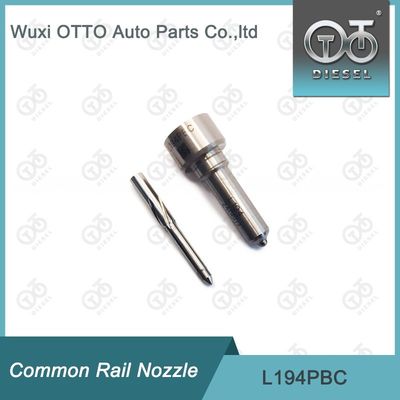 Tobera Delphi Common Rail de Acero Rápido L194PBC para BEBE4D24003 con Acabado Plateado