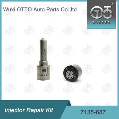Kit de Válvula de Inyector 7135-687 Kit de Reparación con Boquilla L434PRH y Válvula 28309994
