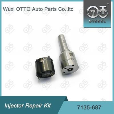Kit de Válvula de Inyector 7135-687 Kit de Reparación con Boquilla L434PRH y Válvula 28309994