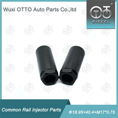 Tapa de tuerca de boquilla de inyector de motor de combustible automático, Φ18.95×40.4×M17×0.75 con acero de alta velocidad