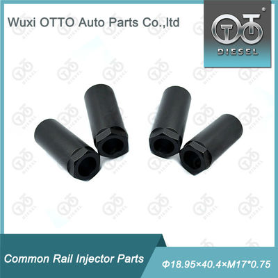 Tapa de tuerca de boquilla de inyector de motor de combustible automático, Φ18.95×40.4×M17×0.75 con acero de alta velocidad