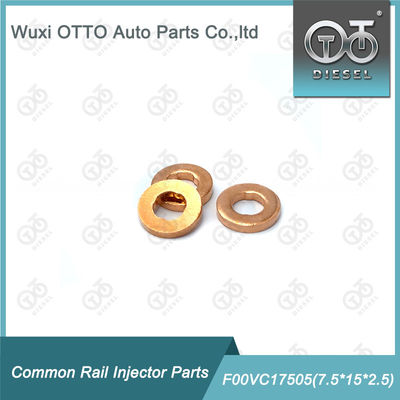 High-speed Steel Common Rail Injector Copper Washer F00VC17505 Shim 7.5*15*2.5mm ISO9001 Certified