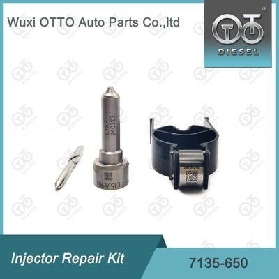 Kit de reparación del inyector Delphi 7135-650 con boquilla L157PBD y válvula de control 28239294