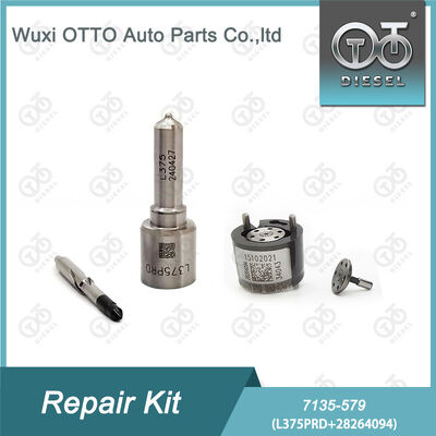 7135-579 Kit de reparación del inyector  con boquilla L375PRD y válvula de control 28264094 para motores diesel