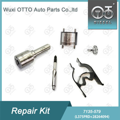 7135-579 Kit de reparación del inyector  con boquilla L375PRD y válvula de control 28264094 para motores diesel