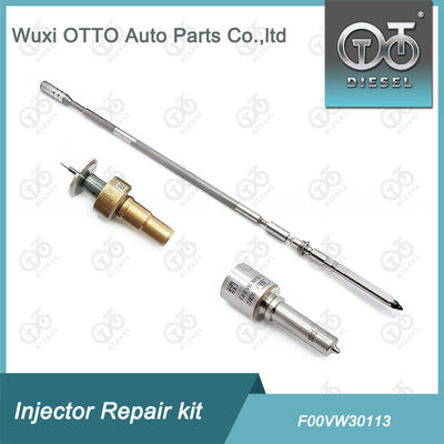 Kit de reparación del inyector del tren común F00VW30113 Incluye tapa de válvula T614 Para el inyector 0445110583 / 584 / 338002F610