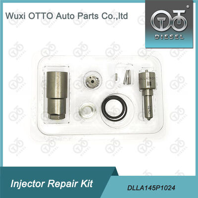 Kit de reparación del inyector de diesel Denso con boquilla DLLA145P1024 para el modelo 23670-0L010 en acero de alta velocidad