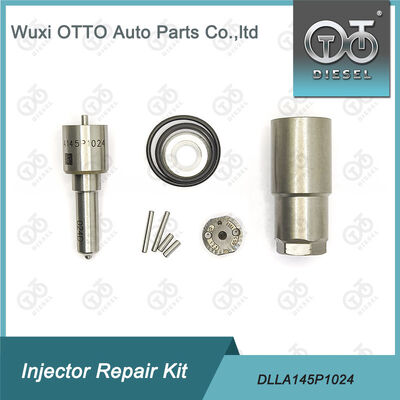 Kit de reparación del inyector de diesel Denso con boquilla DLLA145P1024 para el modelo 23670-0L010 en acero de alta velocidad