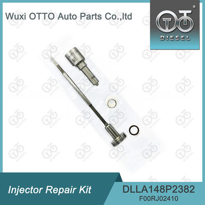 Kit de reparación del inyector para inyectores 0445120354 con boquilla DLLA148P2382 y válvula F00RJ02410