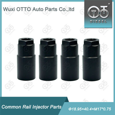Tapa de tuerca de boquilla de inyector de motor de combustible automático, Φ18.95×40.4×M17×0.75 con acero de alta velocidad