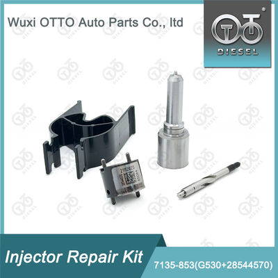 Kit de reparación de inyector de combustible diésel 7135-853 Válvula 28544570 Boquilla G530 para componentes de revisión de inyector 28543147
