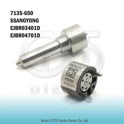 Kit de reparación del inyector Delphi 7135-650 con boquilla L157PBD y válvula de control 28239294